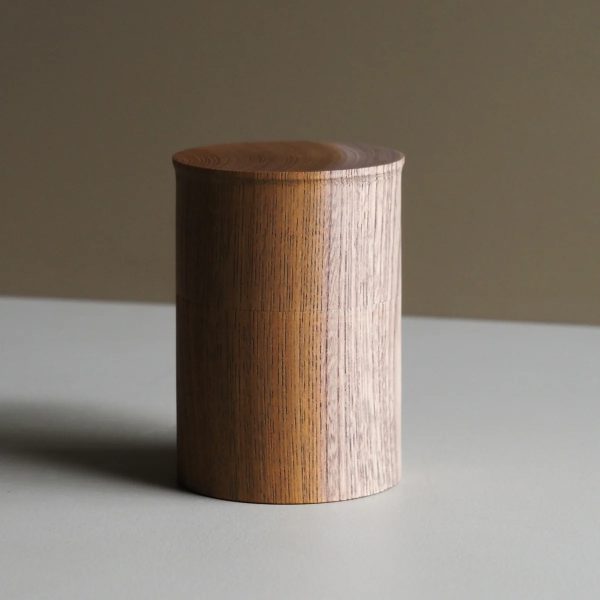 Mikio Zelkova Wood Tea Canister - 图片 2