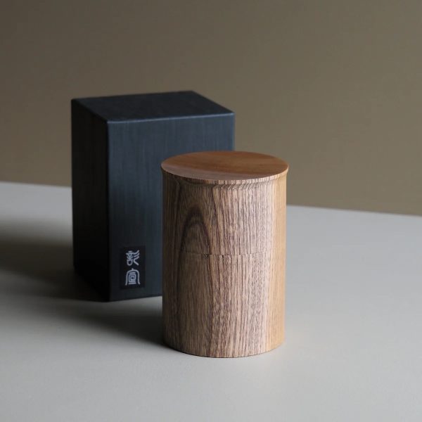 Mikio Zelkova Wood Tea Canister - 图片 6