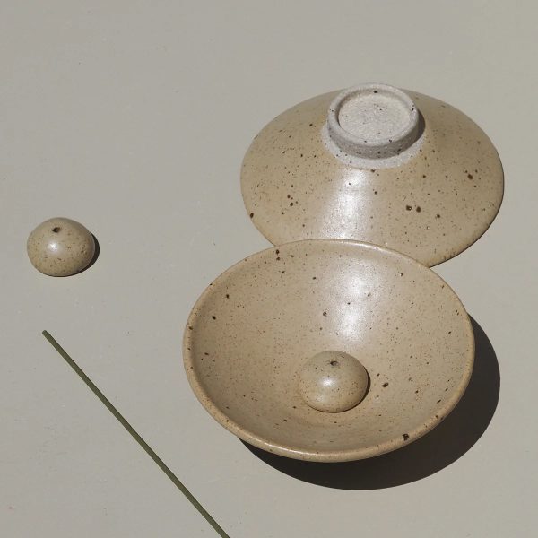 Handcrafted Ceramic Cream White Plate - 图片 3